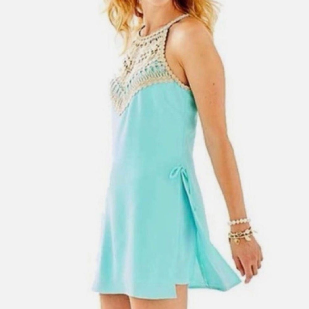 Lilly Pulitzer Pearl Donna Romper Dress 6 - Picture 2 of 8